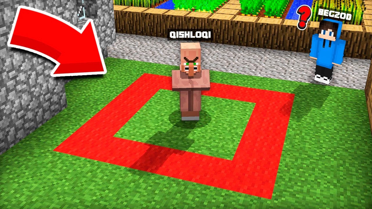 QIZIL DOIRANI ICHIGA QISHLOQI YASHADI 🤯 | BEGZOD MINECRAFT