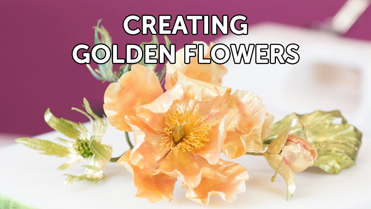How to Create a Golden Flower