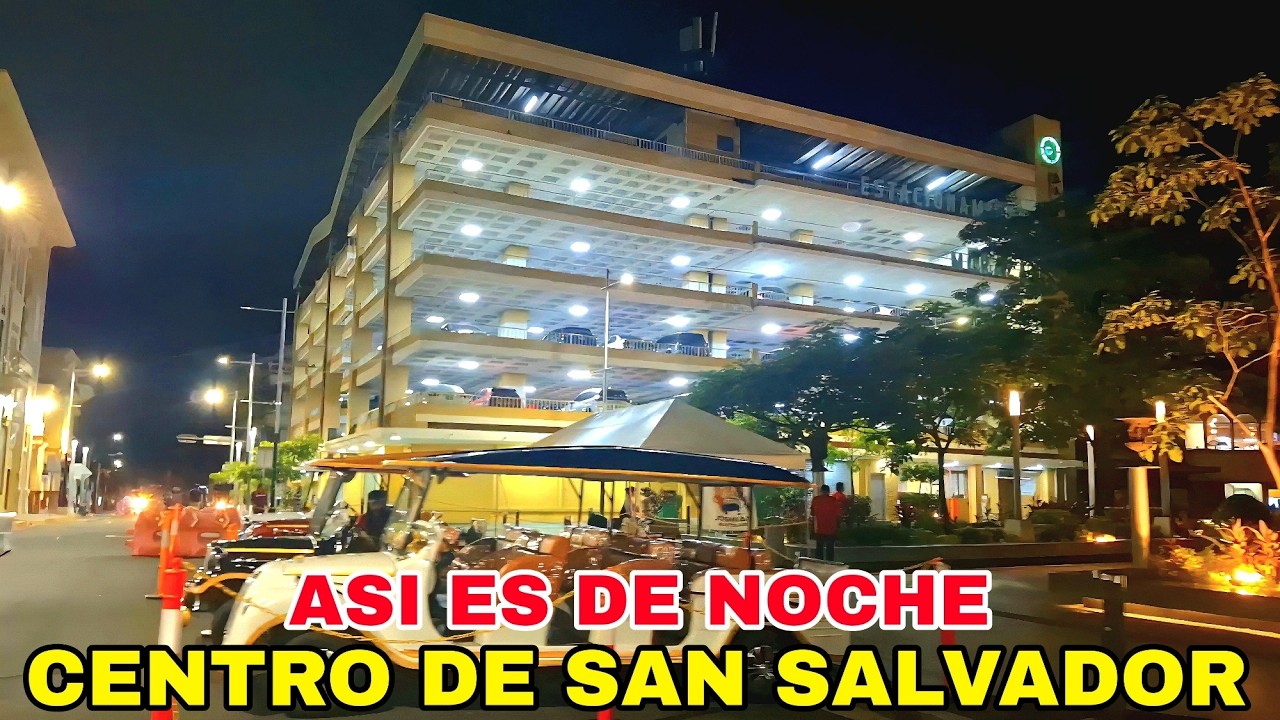 ASI SON LAS NOCHES EN EL CENTRO HISTÓRICO DE SAN SALVADOR. 