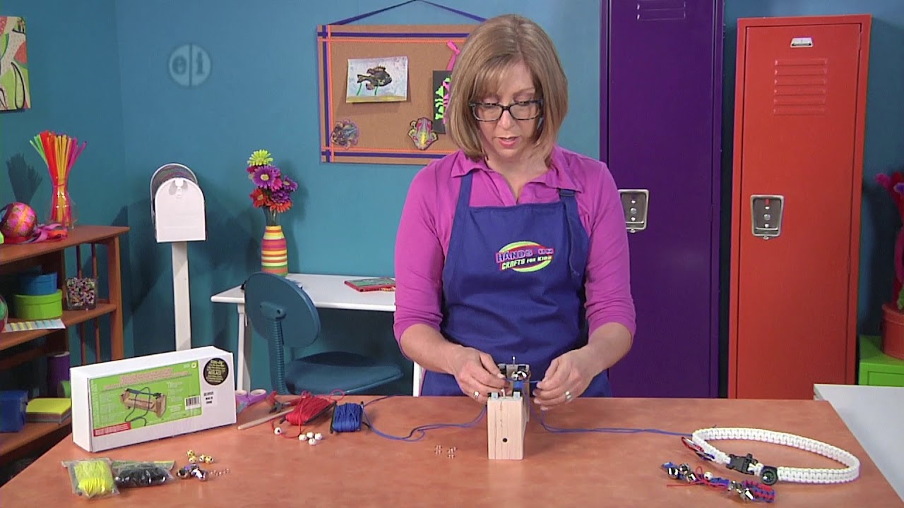 Make a jingle bell bracelet on Hands On Crafts for Kids with Katie Hacker (1811-2)