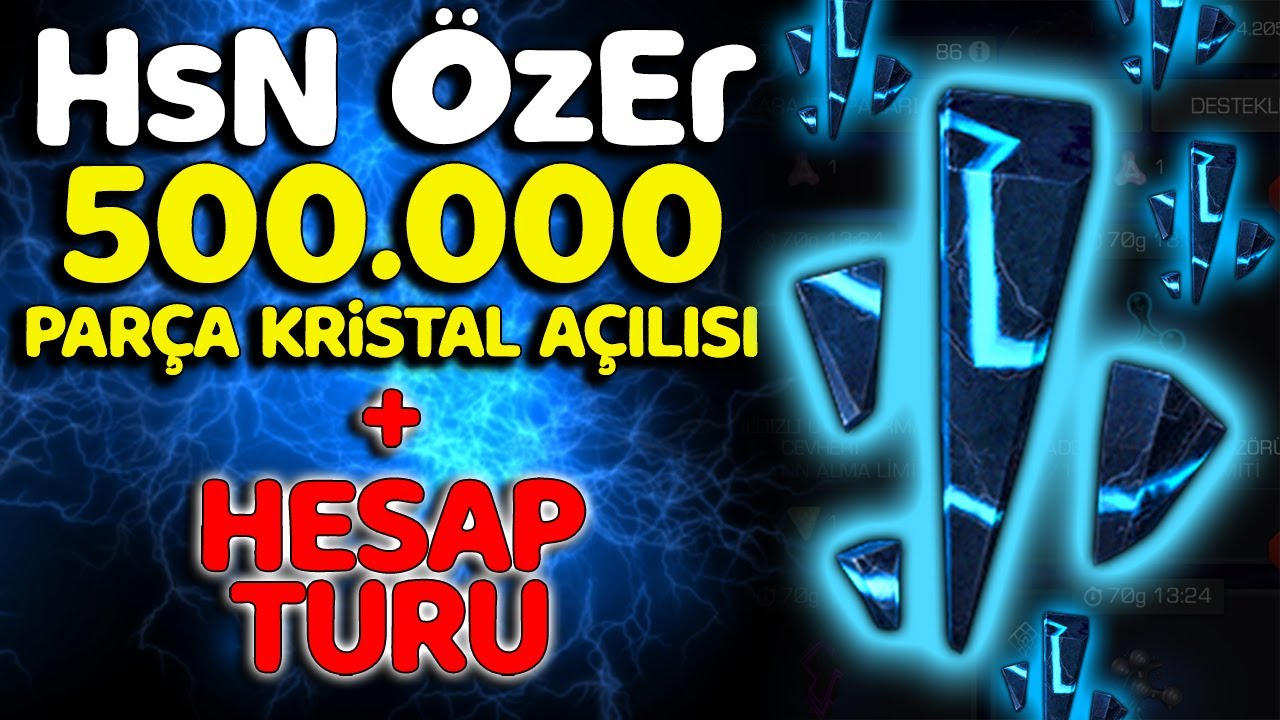 HsN ÖzEr 500.000 PARÇA KRİSTAL AÇILIŞI + HESAP TURU - MCOC - MARVEL ŞAMPİYONLAR TURU