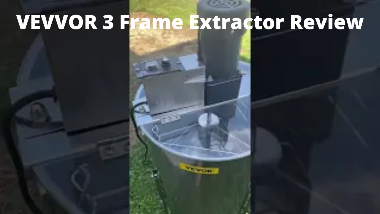 Review of Vevor 3 Frame Honey Extractor