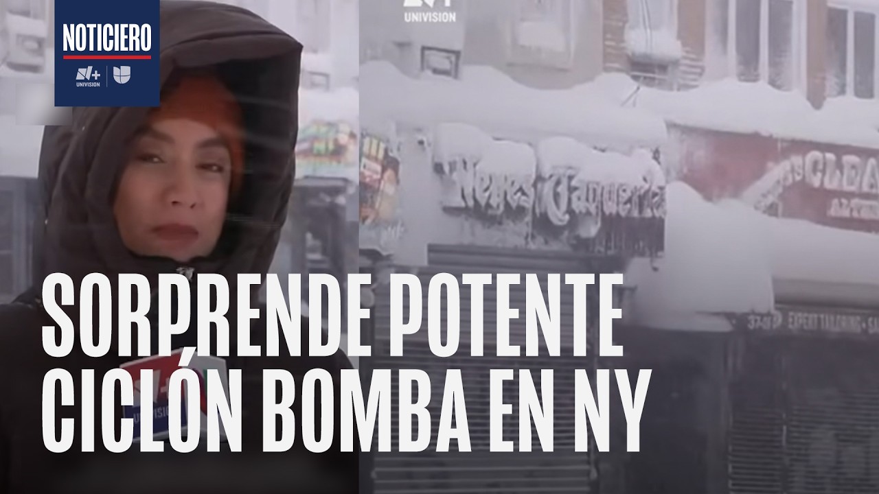 Cicl&oacute;n Bomba Paraliza Nueva York