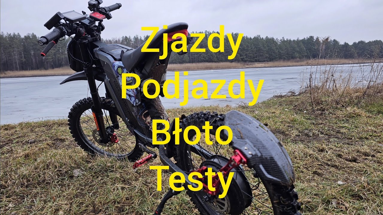 Test nowego błotnika,próba góry,test prędkości #rower elektryczny #EKX X21 MAX #offroad #electric