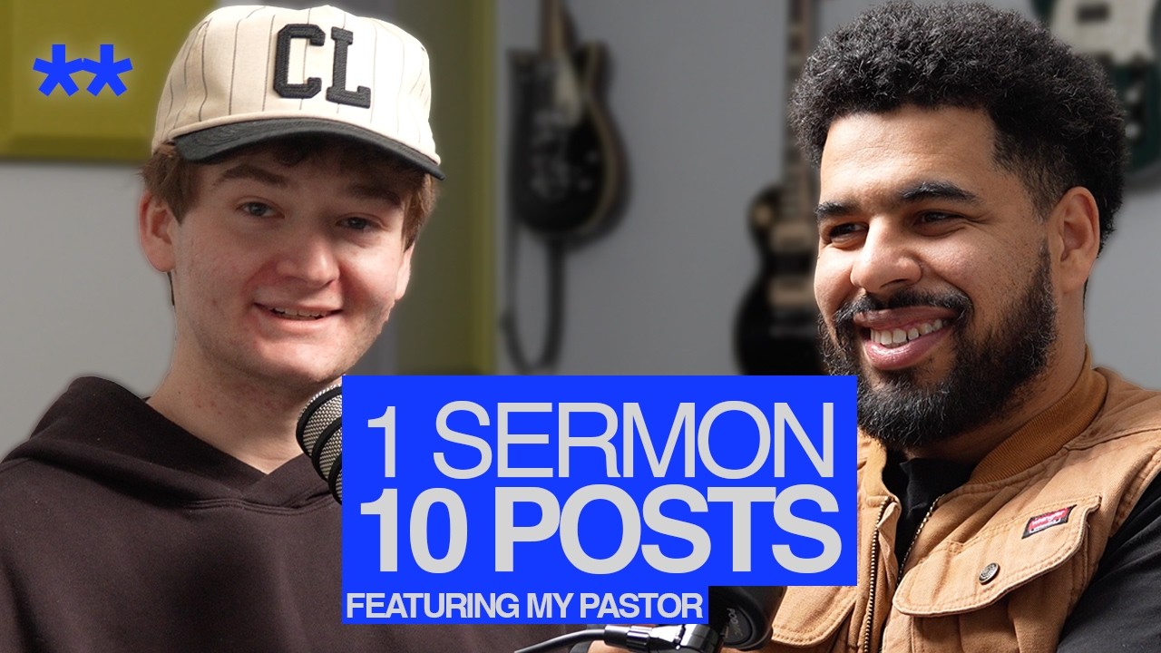How I turned my pastor into a content creator