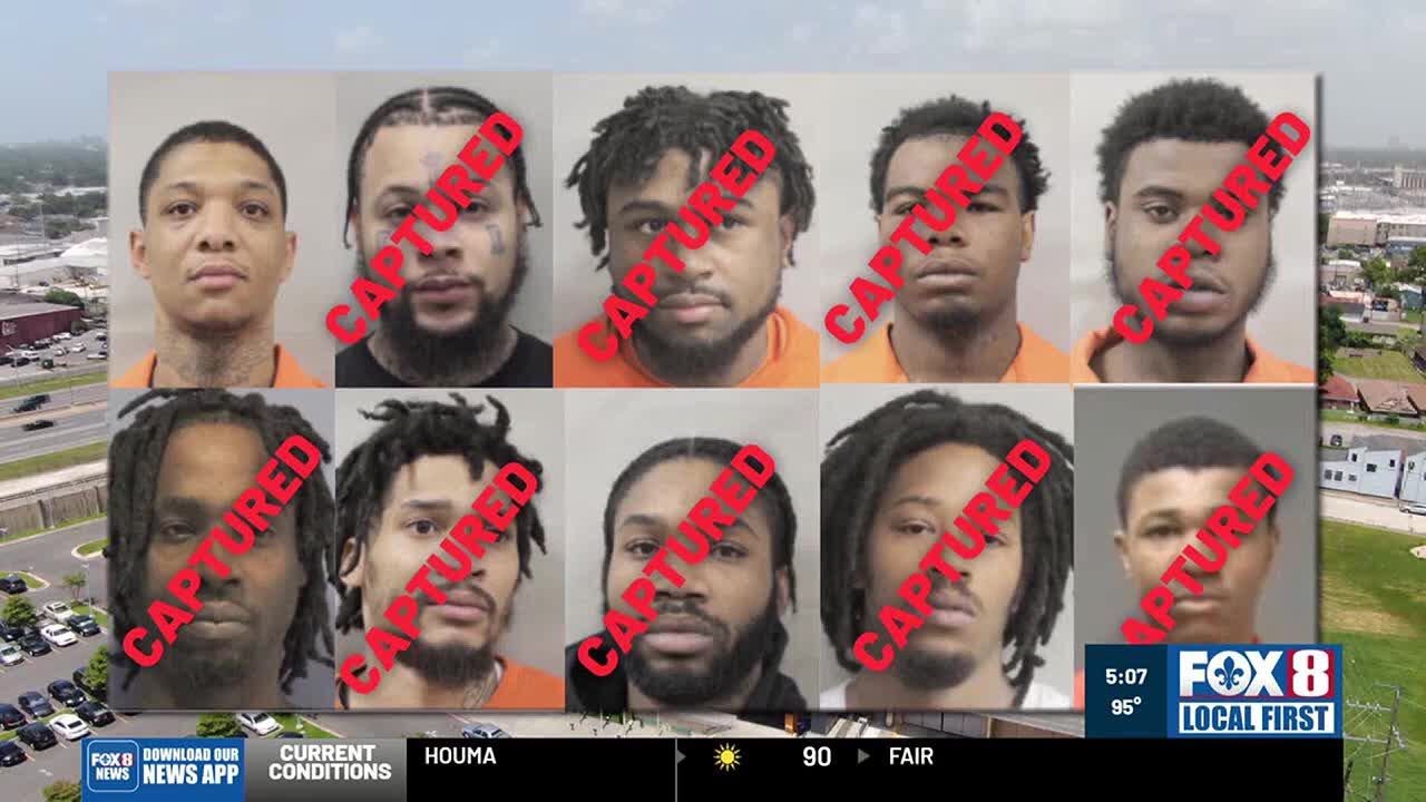 Nine escaped Orleans Parish inmates face escape-related charges in court