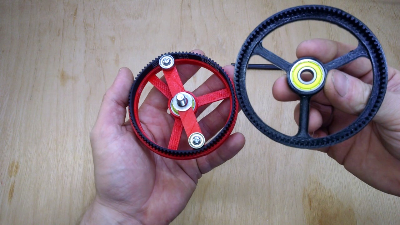 3D Printed Harmonic Drive / Strain Wave Gear Using Timing Belt