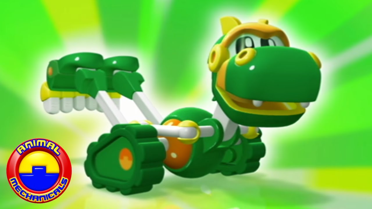 Animal Mechanicals: Rex transforms to help plant the Turbo Bean! | Cartoons for Kids