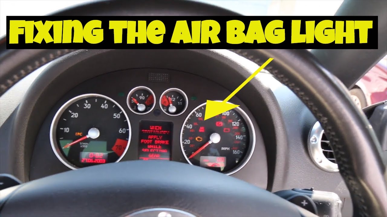 Fixing Air bag light on my Audi TT