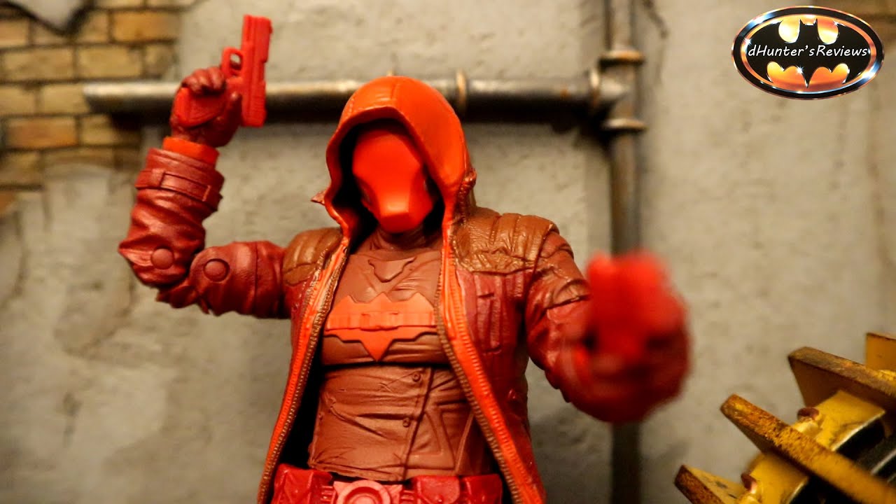 McFarlane DC Multiverse Red Hood Arkham Knight All Red Variant Gold Label Action Figure Review