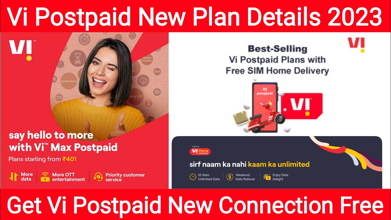 Vi Postpaid Plans- 401, 501, 699, 701 Details | Vi Family Postpaid Plans Review