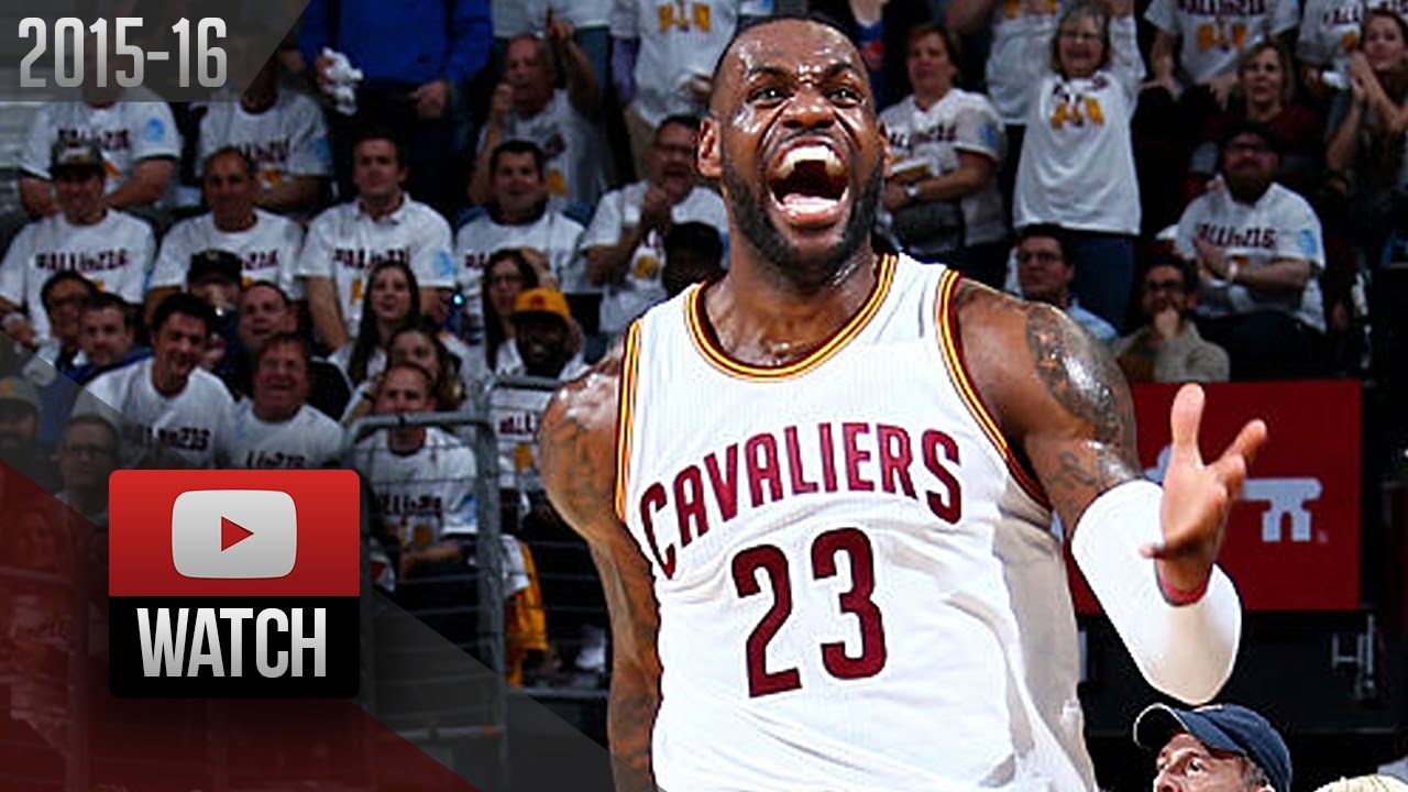 LeBron James Full Highlights vs Pistons 2016 Playoffs R1G2 - 27 Pts, HYPE!