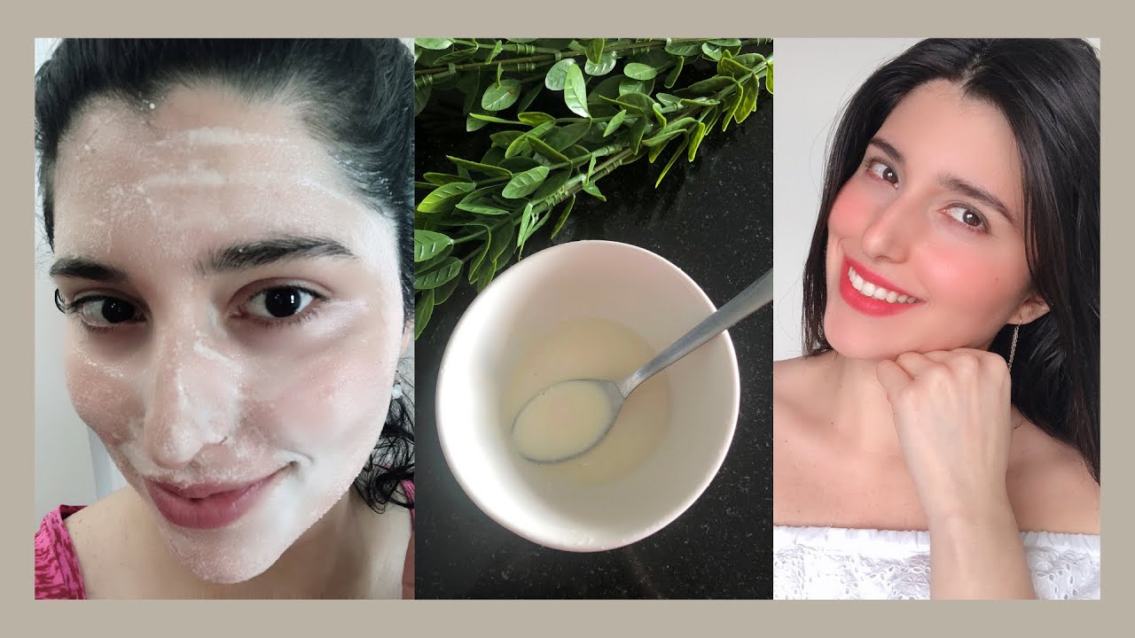 Como EXFOLIAR la cara naturalmente / aclara tu piel r&aacute;pido / blanquea tu rostro al instante
