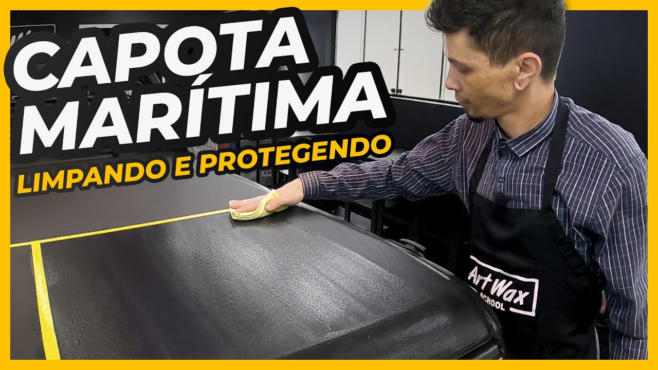 Como limpar e proteger a capota marítima