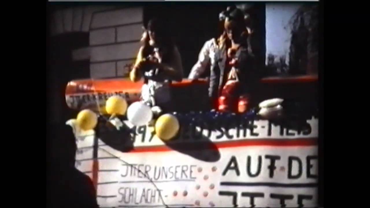 Karneval in Hilden Rosenmontagszug 1974