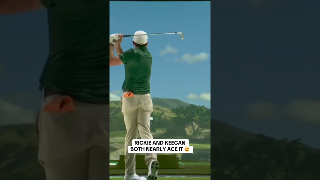 Dart contest between Rickie and Keegan‼️🎯 📺: @espn #TGLGolf #golf #shorts