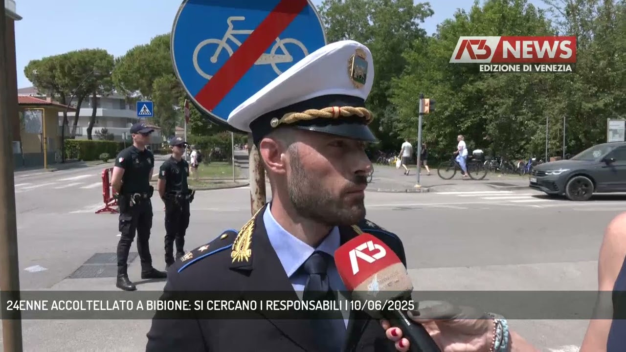 24ENNE ACCOLTELLATO A BIBIONE: SI CERCANO I RESPONSABILI | 10/06/2025