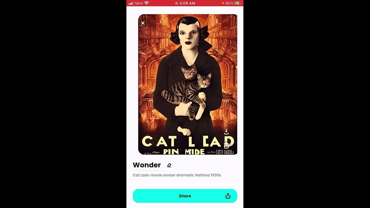 Fun With Wonder A.I. Art Generator App
