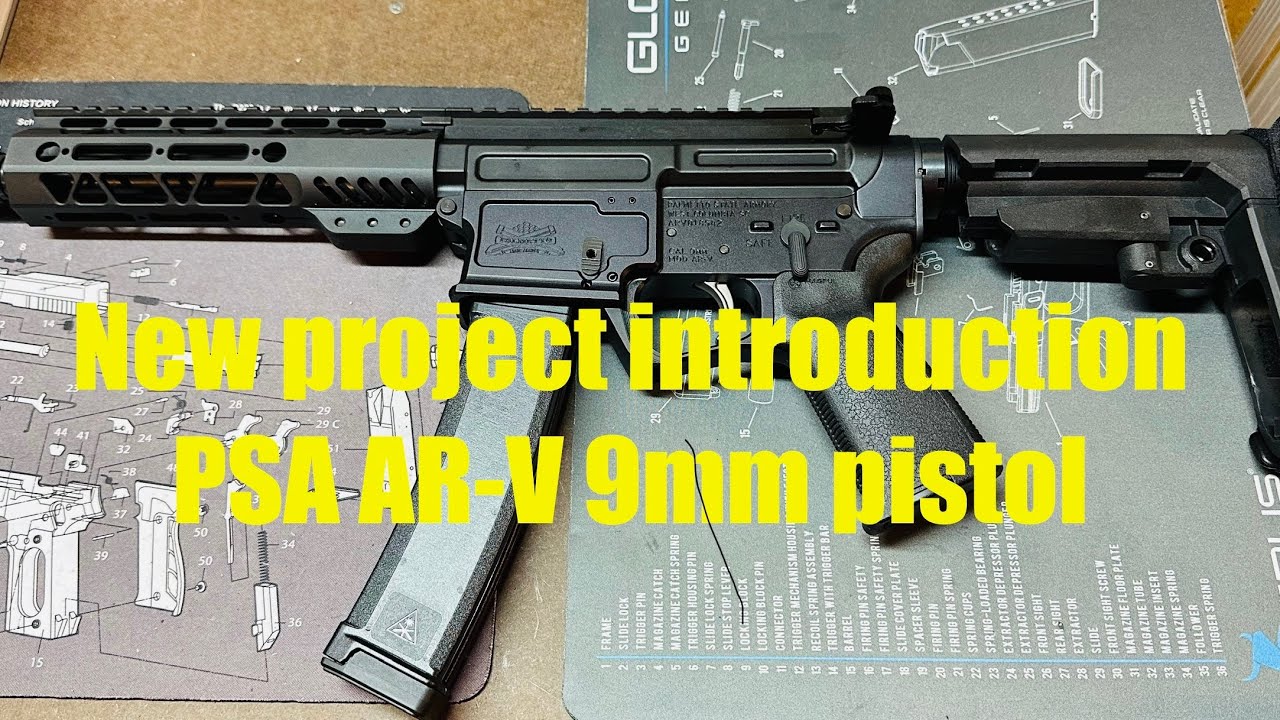 Пистолет AR-V калибра 9 мм от Palmetto State Armory — введение в новый проект и обзор планов на б...