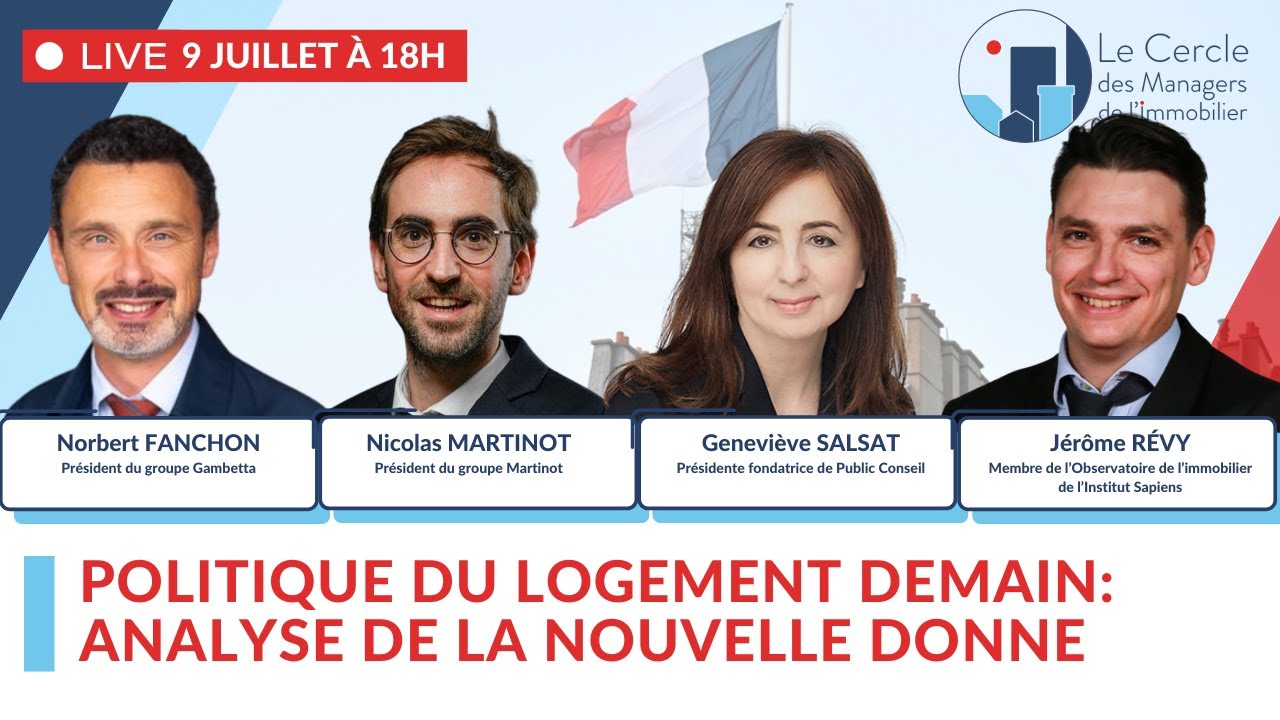 Politique du logement demain : analyse de la nouvelle donne
