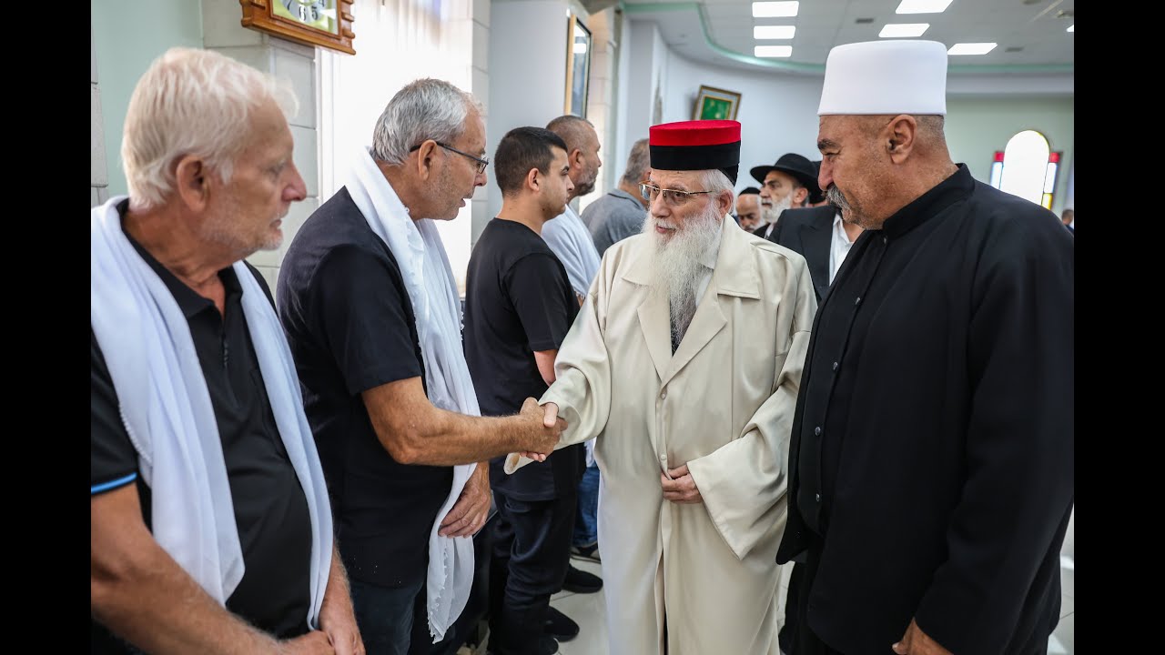 המקובל רבי יחיאל אבוחצירא עם רבני אור הרשב