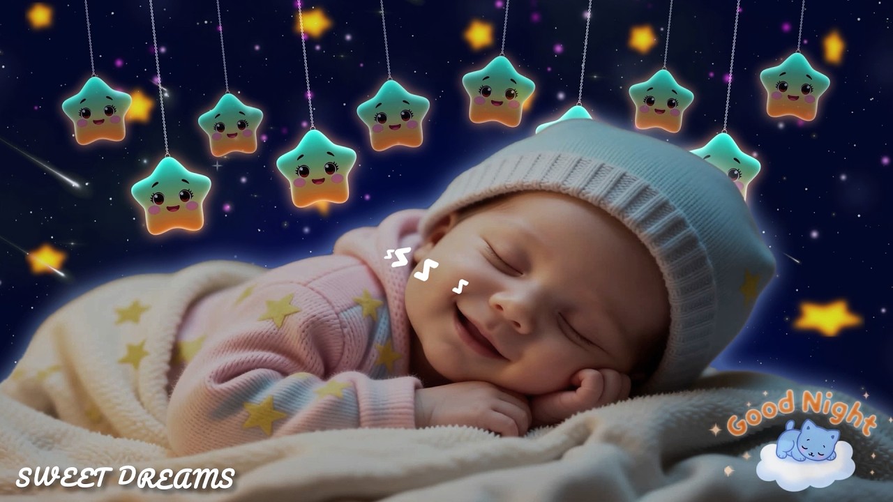 Sleep in 3 Minutes 💤 Mozart & Brahms Lullaby | Instant Relaxing & Calming Baby Sleep Music #129
