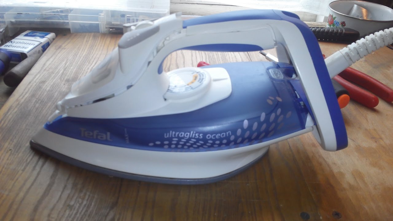 Сборка, разборка и очистка утюга Tefal ultragliss ocean