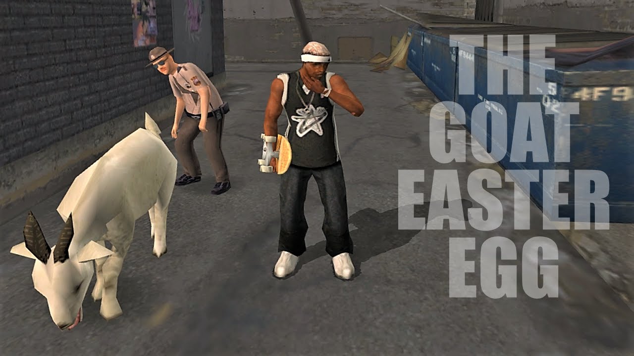The Goat Easter Egg in Tony Hawk Games