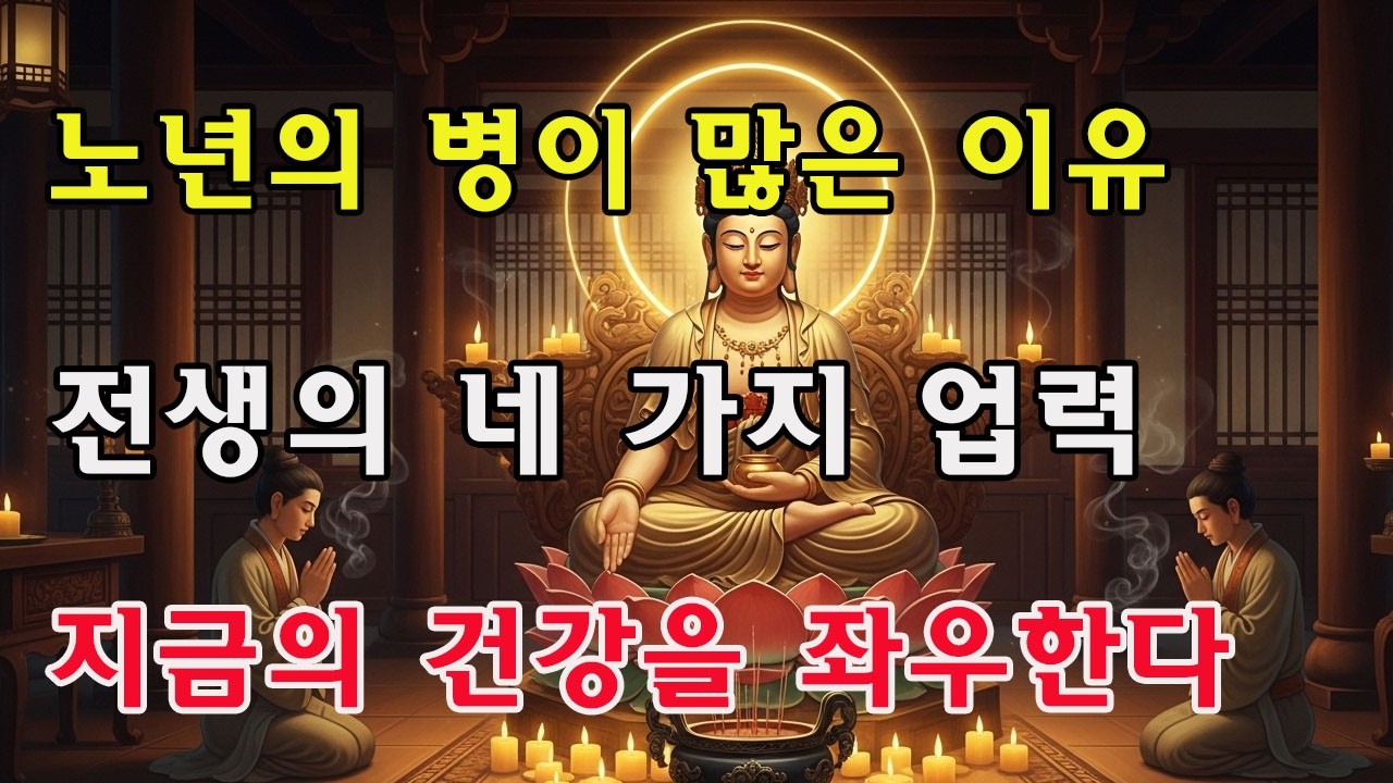 노년의 잦은 질병은 전생 인과인가? 네 가지 업력이 현생 건강에 미치는 영향과 관음의 해탈 법문