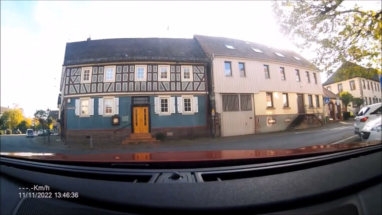 Ortsrundfahrt im Rodensteiner Land/ERB: Fränkisch-Crumbach im Herbst