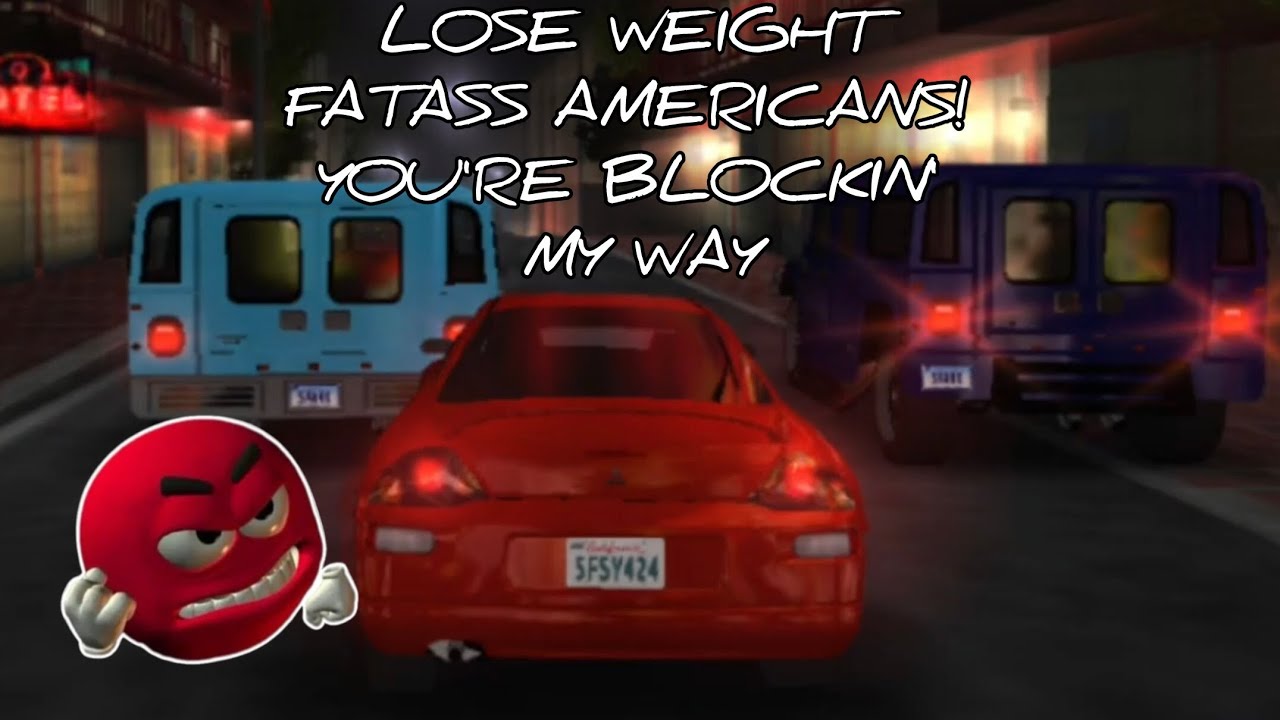 Racing the Hummers in Midnight Club 3 Dub Edition | PSP Emulator