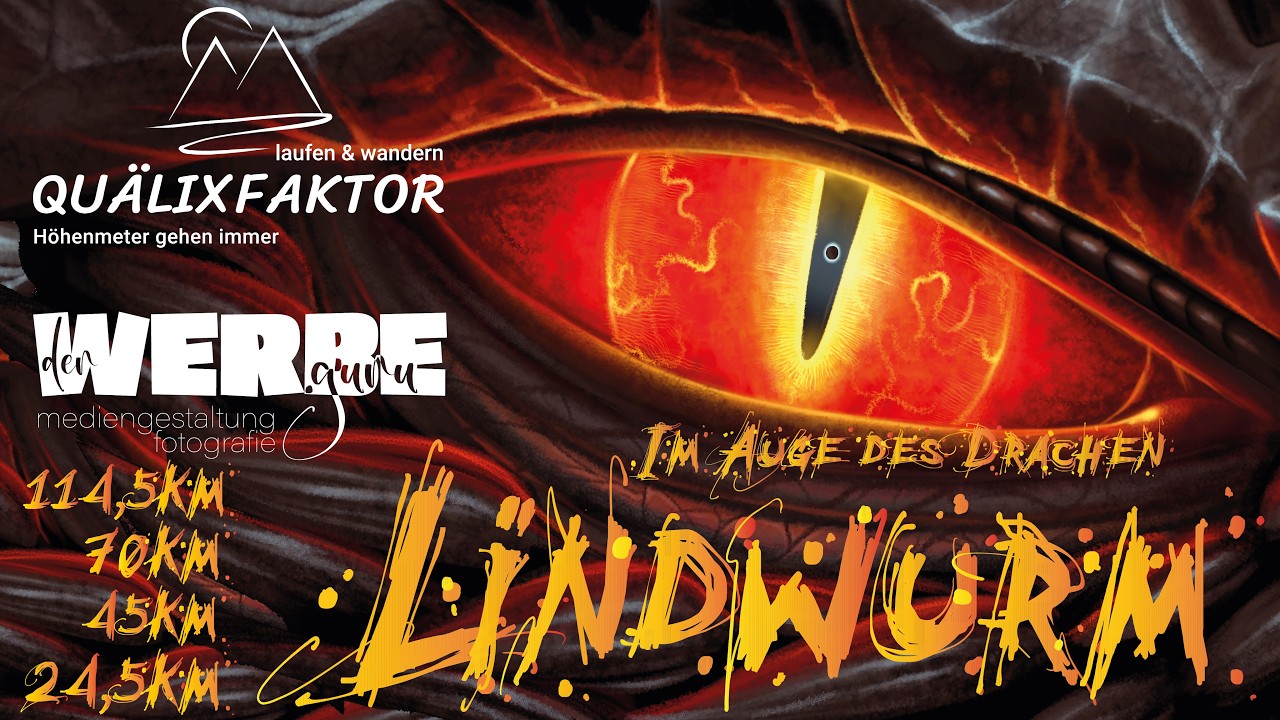Quälixfaktor - LINDWURM - Im Auge des Drachen - Laufen und Wandern im Bergischen Land