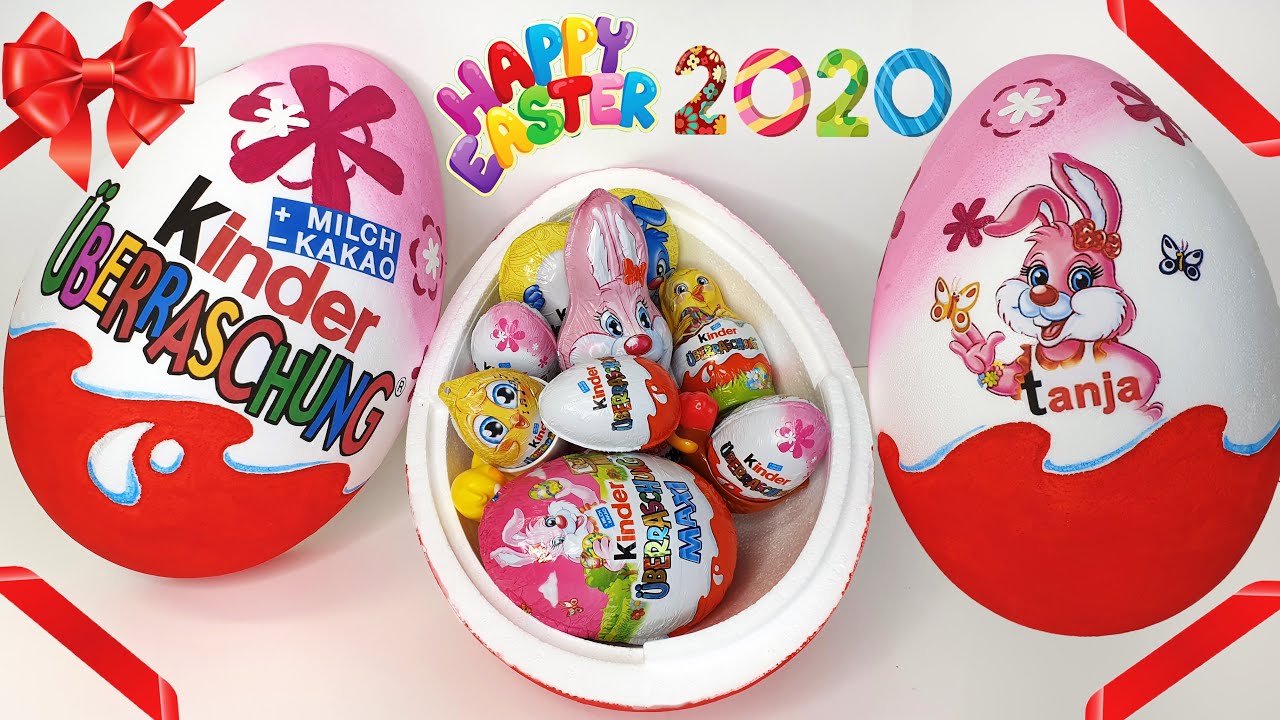DIY Custom GIANT Styrofoam KINDER SURPRISE Egg for Girls! EASTER BASKET IDEAS 2020