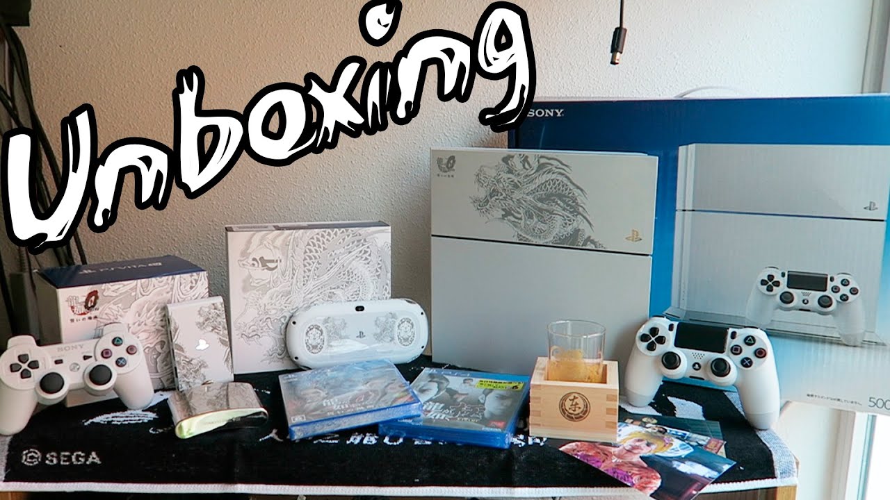 Ryu Ga Gotoku 0 Yakuza PS4 PS Vita PlayStation TV Famitsu DX PACK complete UNBOXING