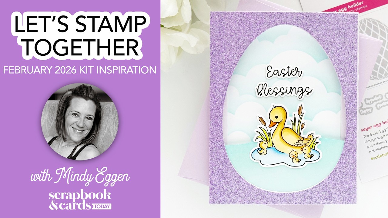 Давайте вместе заниматься штамповкой! Февраль 2026. Вдохновение от Минди Эгген.