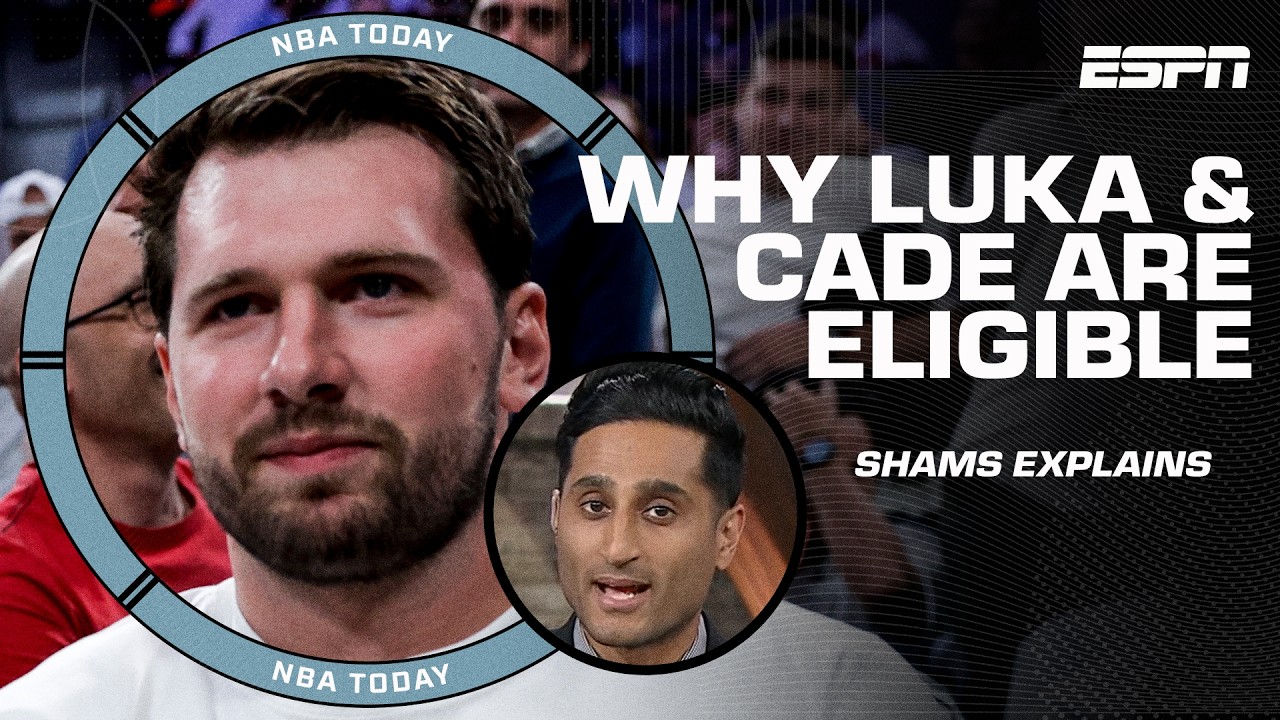 Shams Charania explains decision to make Luka Doncic & Cade Cunningham award-eligible | NBA Today
