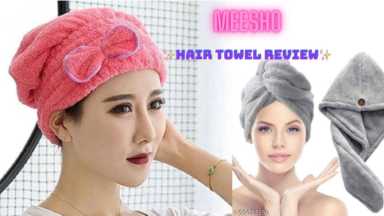 Meesho Hair  Towel Review || Hair towel Review|| Meesho Hair Towel Haul ||