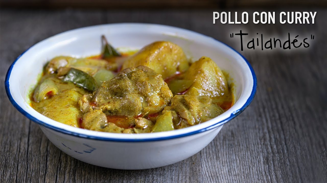 Pollo con curry Tailandés (Curry amarillo) - 