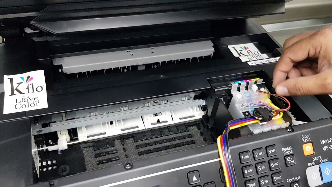 wf2750 y sistema de tinta continua