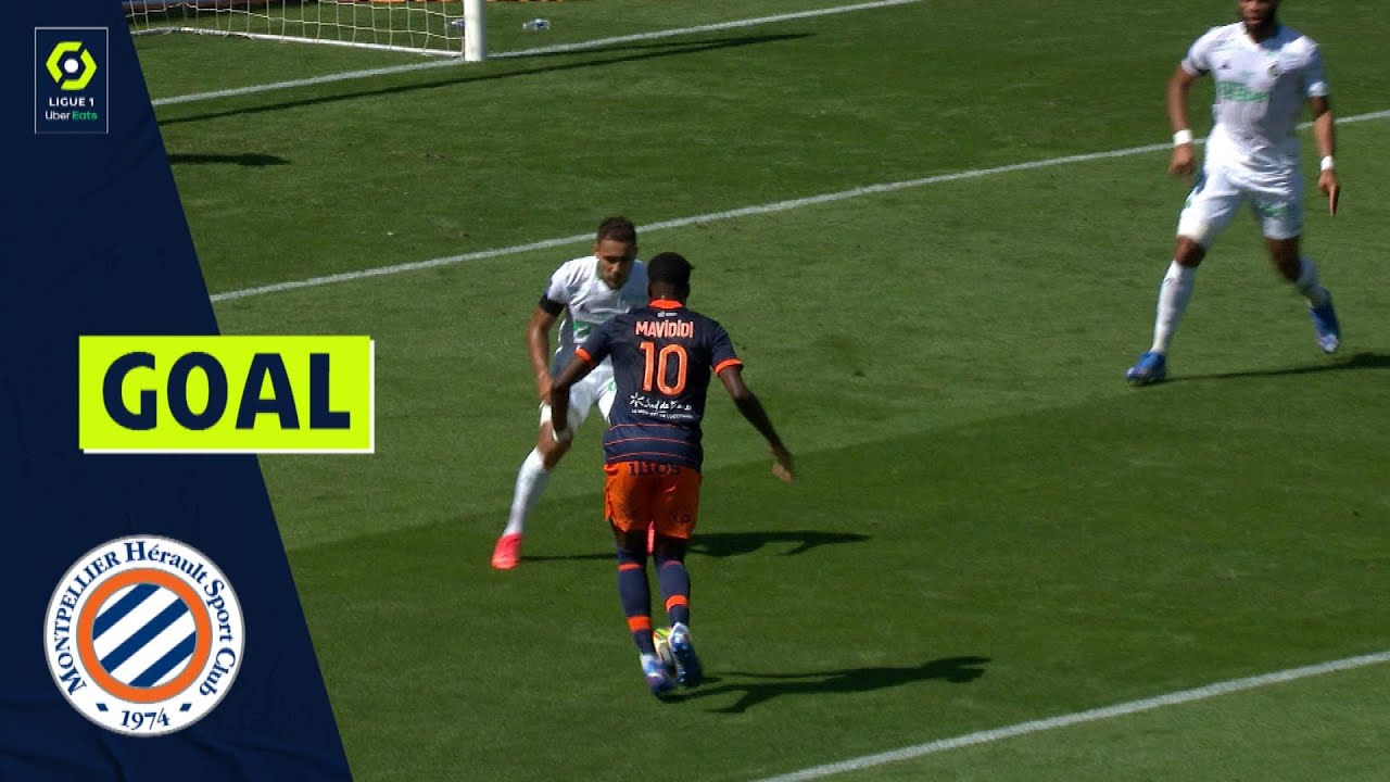 Goal Stephy Alvaro MAVIDIDI (32' - MHSC) MONTPELLIER H&Eacute;RAULT SC - AS SAINT-&Eacute;TIENNE (2-0) 21/22
