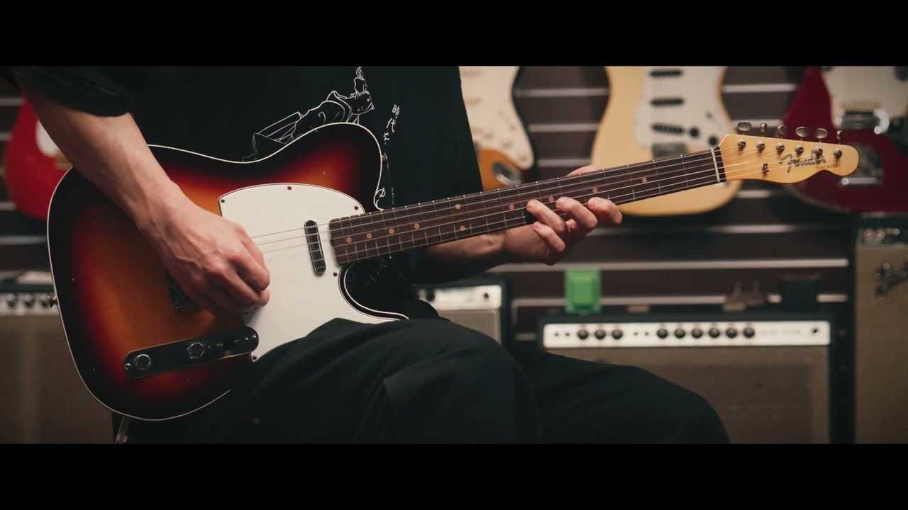 FENDER CUSTOM SHOP 1960 Telecaster Custom Journeyman Relic/3-Tone Sunburst