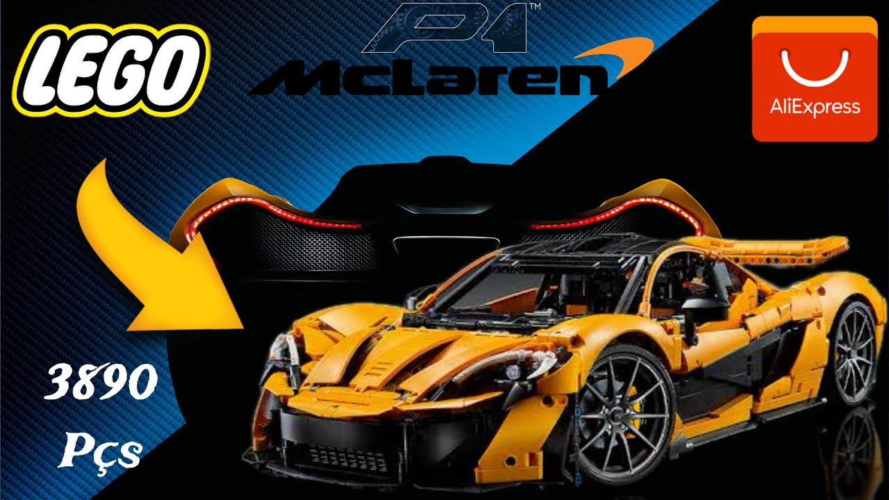 MCLAREN P1(42172)de Lego do AliExpress com 3890 pçs o melhor carro lançado #aliexpress #lego  #p1