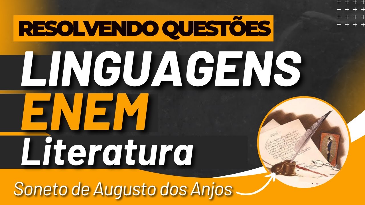 QUESTÃO ENVOLVENDO ESCOLAS LITERÁRIAS | LINGUAGENS ENEM - Prof. Gabriel Torres