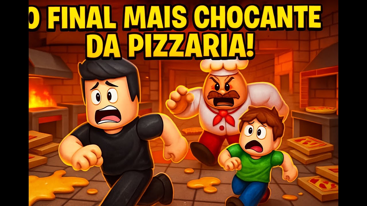 PAI E FILHO vs PIZZARIA MALUCA! 😂 (Roblox Escape)