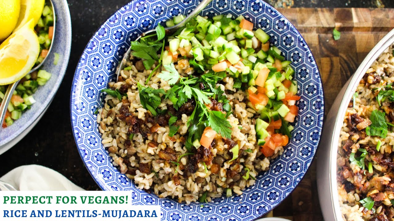 Israeli Mujadara- Brown Rice and Lentils that Your Kids will LOVE!