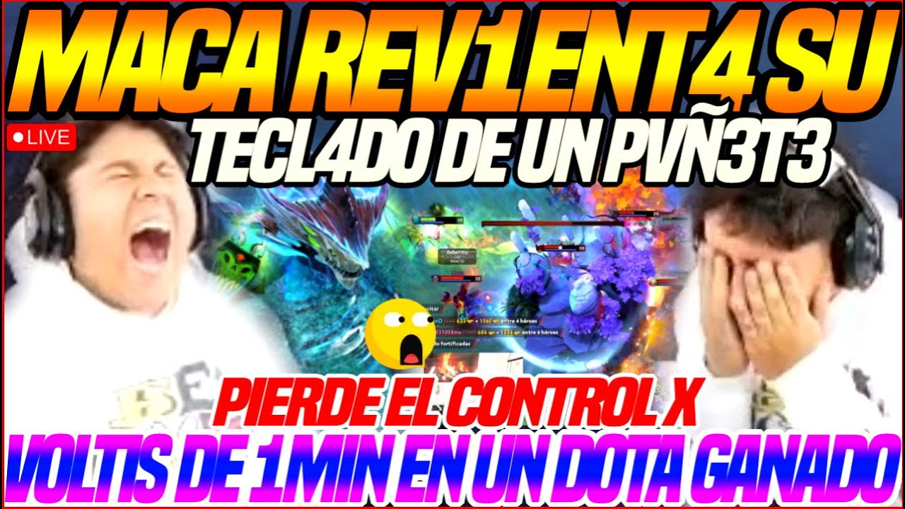 😲MACARIUS PIERDE los P4P3L3S x VOLTIS de 1MIN😲REV1ENT4 su TECL4DO d UN PVÑ3T3, c JUEGA su TI d 77min