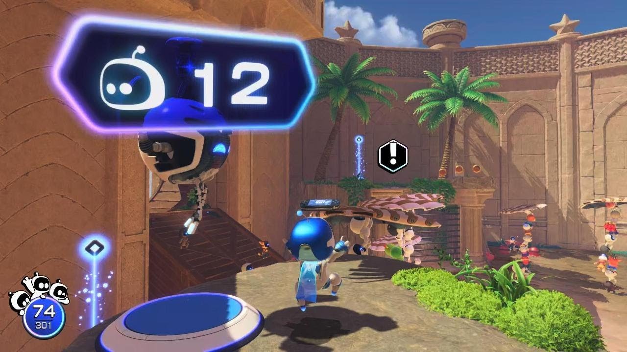 Playing Astro Bot My Ps