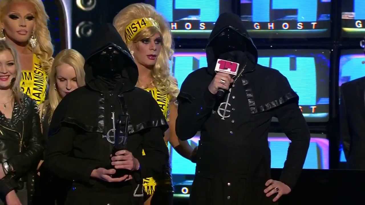 Ghost receives a Swedish Grammy award (Grammisgalan 2014) for 