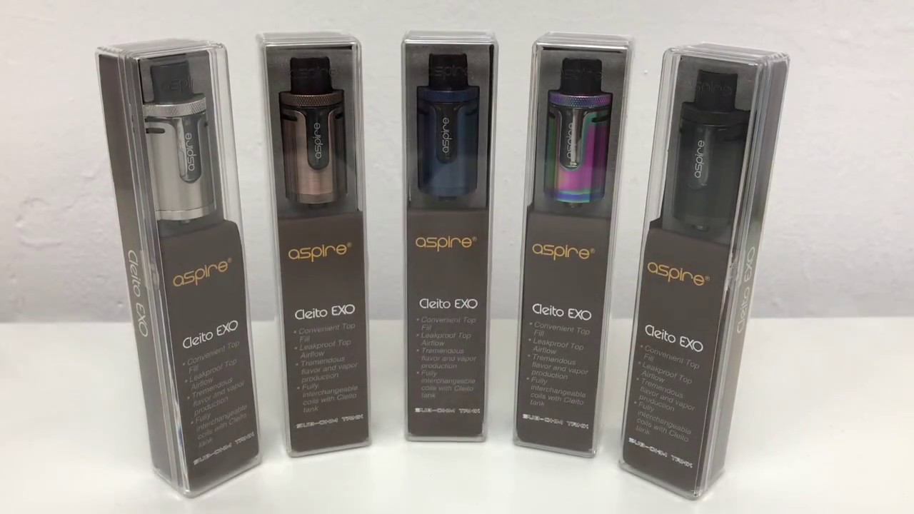 Aspire Cleito EXO Tank Unboxing. Full Review