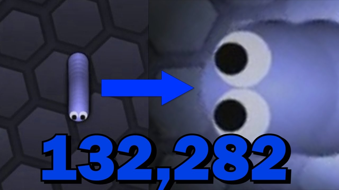 Slither.io - 132k+ Score! Easy way to get a Highscore in Slitherio!